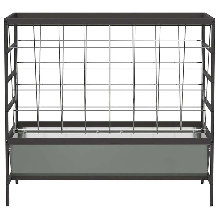 Mangiatore per Bestiame Argento 100 x 60 x 90 cm 874659