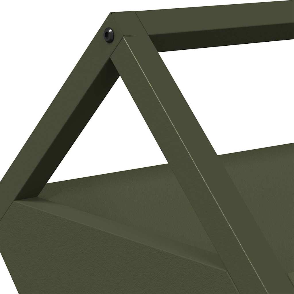 Abbeveratoio per bestiame Verde oliva 111 x 76 x 38 cm 874661