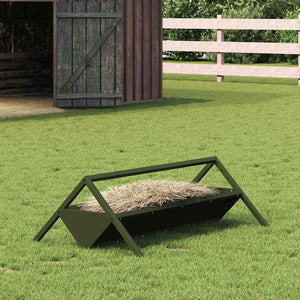 Abbeveratoio per bestiame Verde oliva 111 x 76 x 38 cm 874661