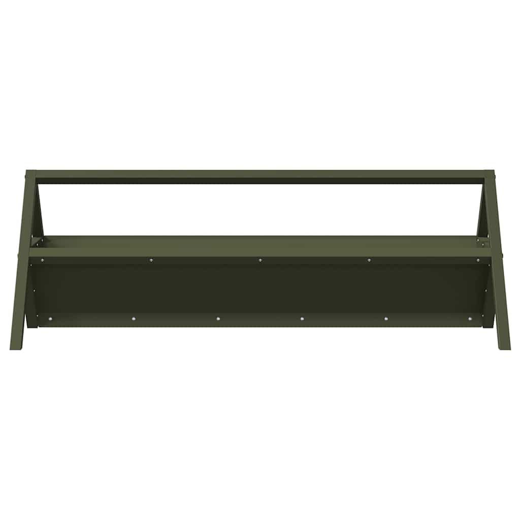 Abbeveratoio per bestiame Verde oliva 111 x 76 x 38 cm 874661