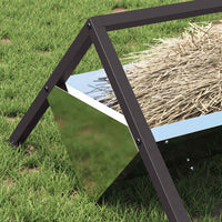 Abbeveratoio per bestiame Argento 111 x 76 x 38 cm 874662