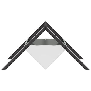 Abbeveratoio per bestiame Argento 111 x 76 x 38 cm 874662