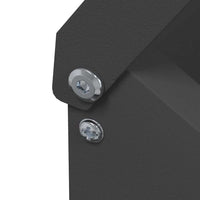 Feeder per pollo Nero 21 x 16 x 33 cm Acciaio laminato a freddo 874663