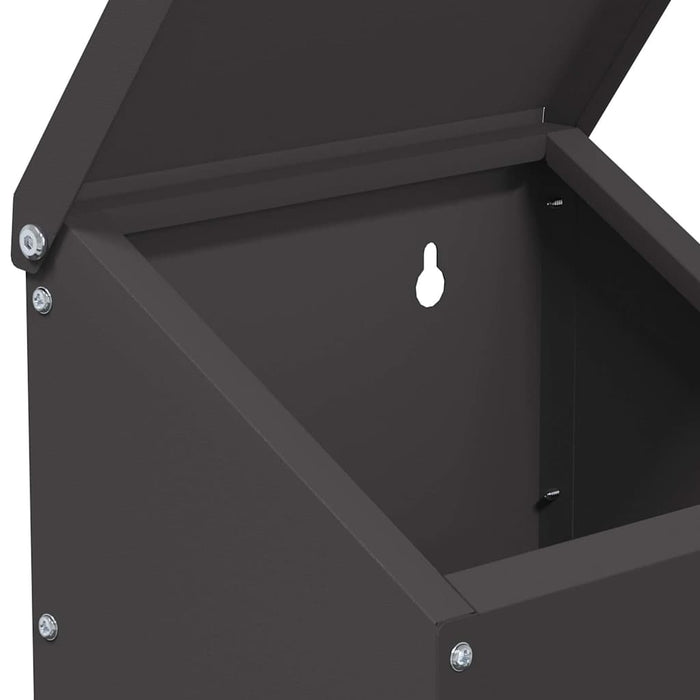 Feeder per pollo Nero 21 x 16 x 33 cm Acciaio laminato a freddo 874663