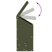 Feeder per pollo Verde oliva 21 x 16 x 33 cm 874664