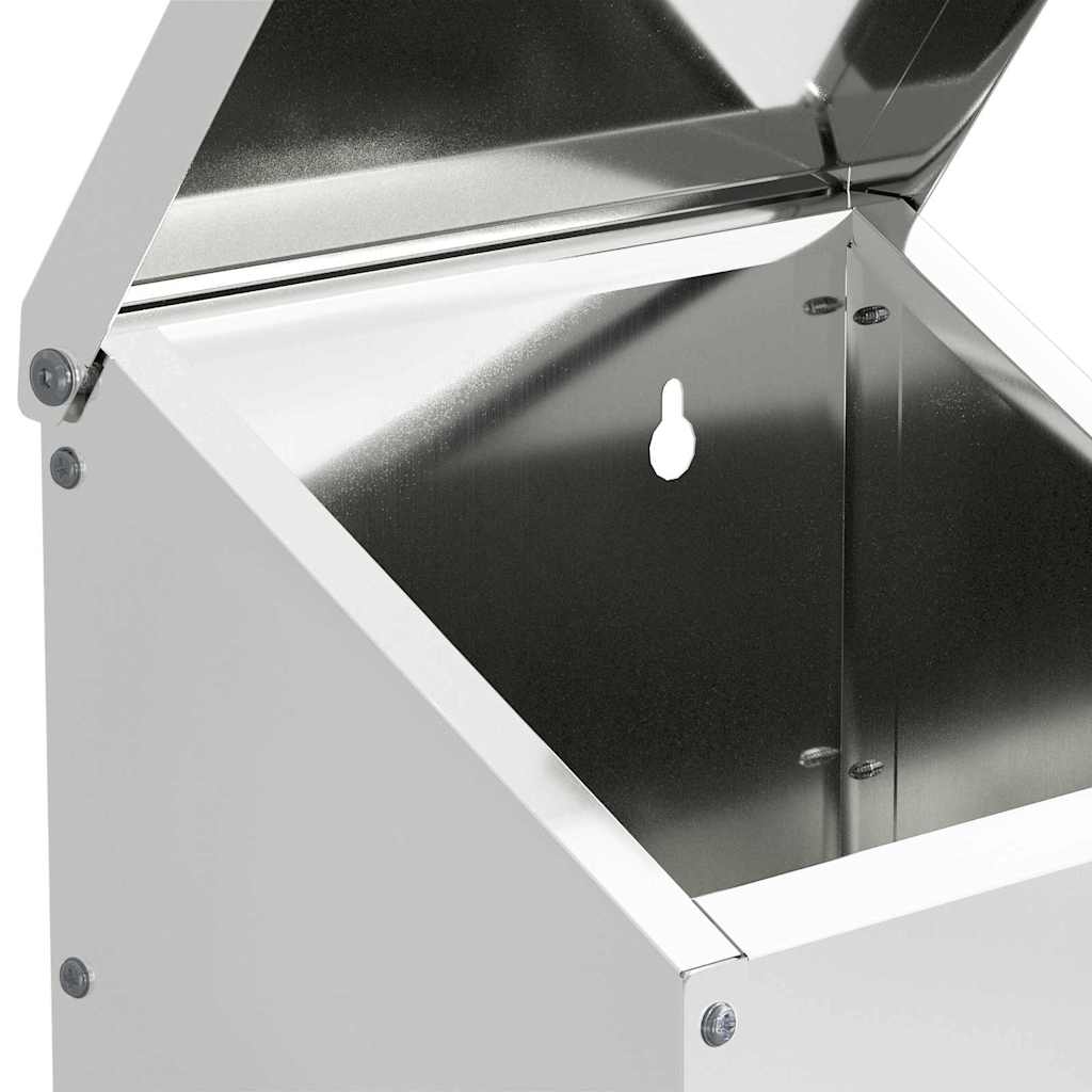 Feeder per pollo Argento 21 x 16 x 33 cm Acciaio zincato 874665