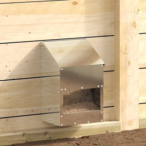 Feeder per pollo Argento 21 x 16 x 33 cm Acciaio zincato 874665