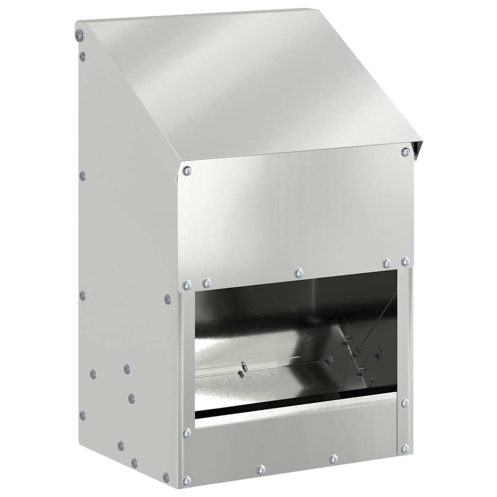 Feeder per pollo Argento 21 x 16 x 33 cm Acciaio zincato 874665