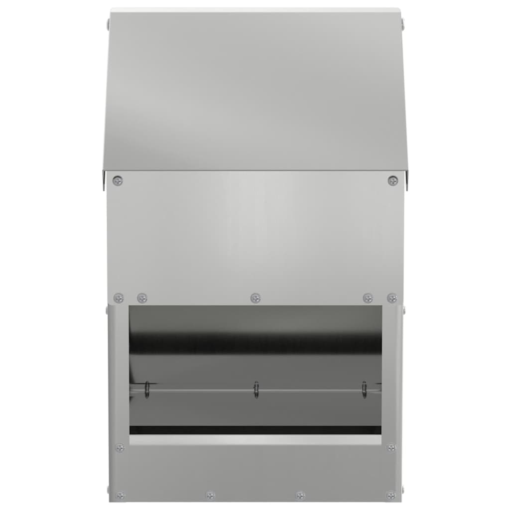 Feeder per pollo Argento 21 x 16 x 33 cm Acciaio zincato 874665