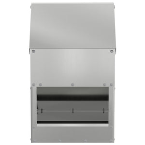 Feeder per pollo Argento 21 x 16 x 33 cm Acciaio zincato 874665