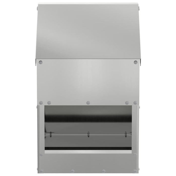 Feeder per pollo Argento 21 x 16 x 33 cm Acciaio zincato 874665