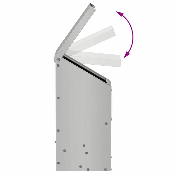 Feeder per pollo Argento 21 x 16 x 33 cm Acciaio zincato 874665