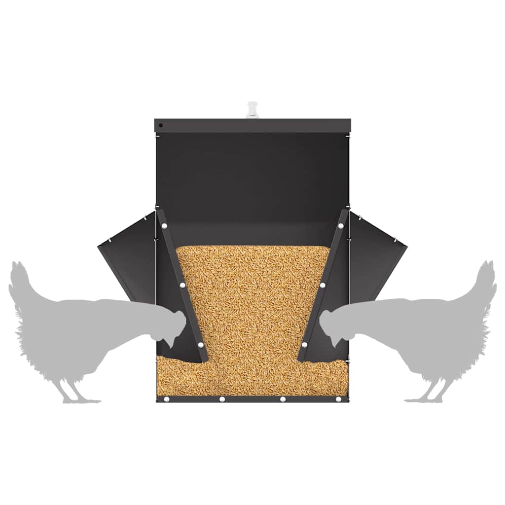 Feeder per pollo Nero 40,5 x 45 x 41 cm 874666