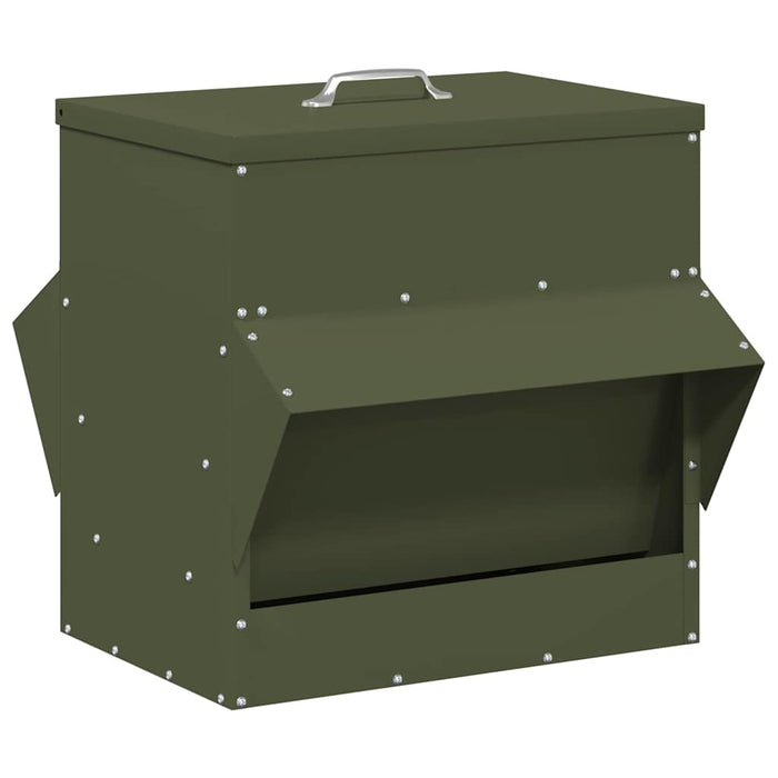Feeder per pollo Verde oliva 40,5 x 45 x 41 cm 874667