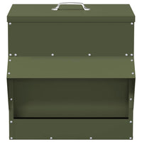 Feeder per pollo Verde oliva 40,5 x 45 x 41 cm 874667