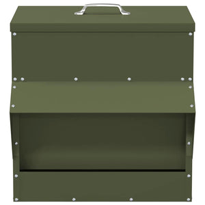 Feeder per pollo Verde oliva 40,5 x 45 x 41 cm 874667