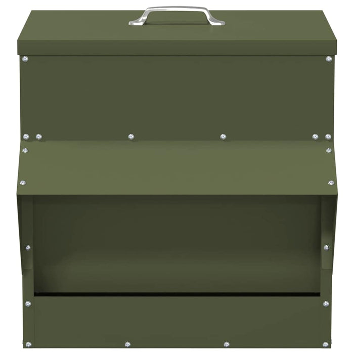 Feeder per pollo Verde oliva 40,5 x 45 x 41 cm 874667