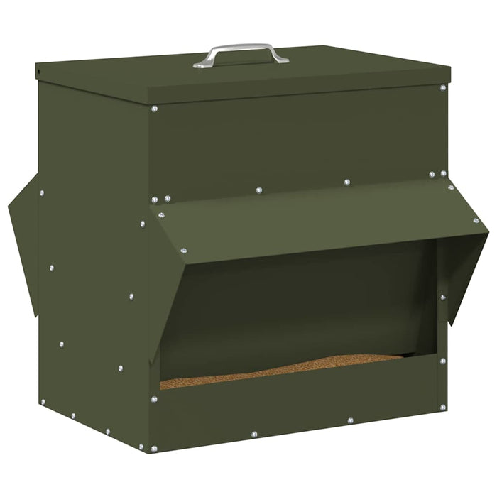 Feeder per pollo Verde oliva 40,5 x 45 x 41 cm 874667