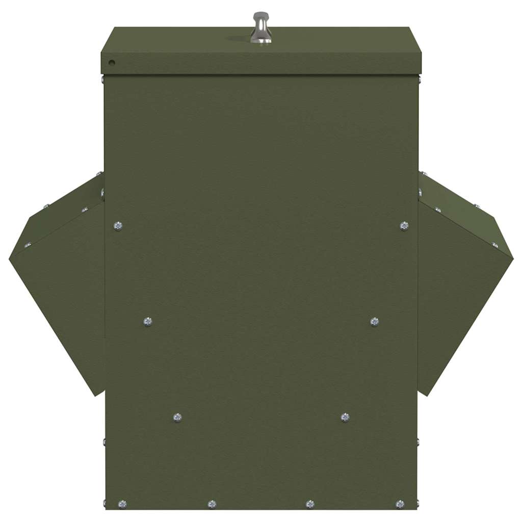 Feeder per pollo Verde oliva 40,5 x 45 x 41 cm 874667
