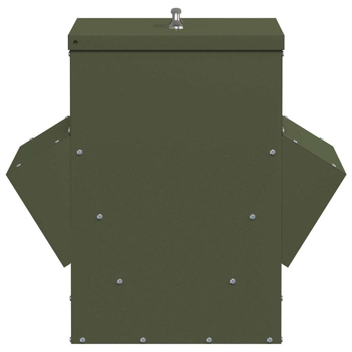 Feeder per pollo Verde oliva 40,5 x 45 x 41 cm 874667