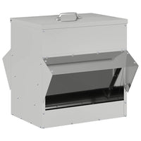Feeder per pollo Argento 40,5 x 45 x 41 cm Acciaio zincato 874668
