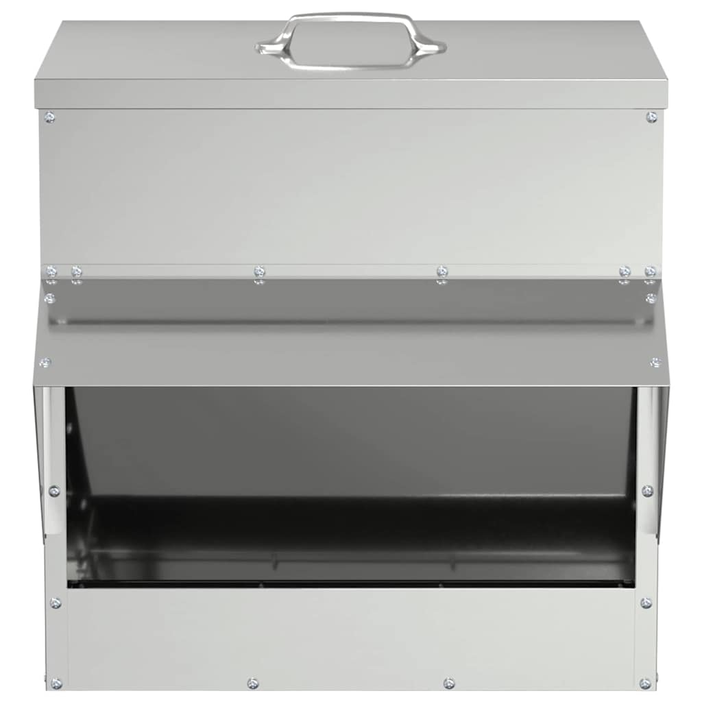 Feeder per pollo Argento 40,5 x 45 x 41 cm Acciaio zincato 874668
