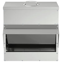 Feeder per pollo Argento 40,5 x 45 x 41 cm Acciaio zincato 874668