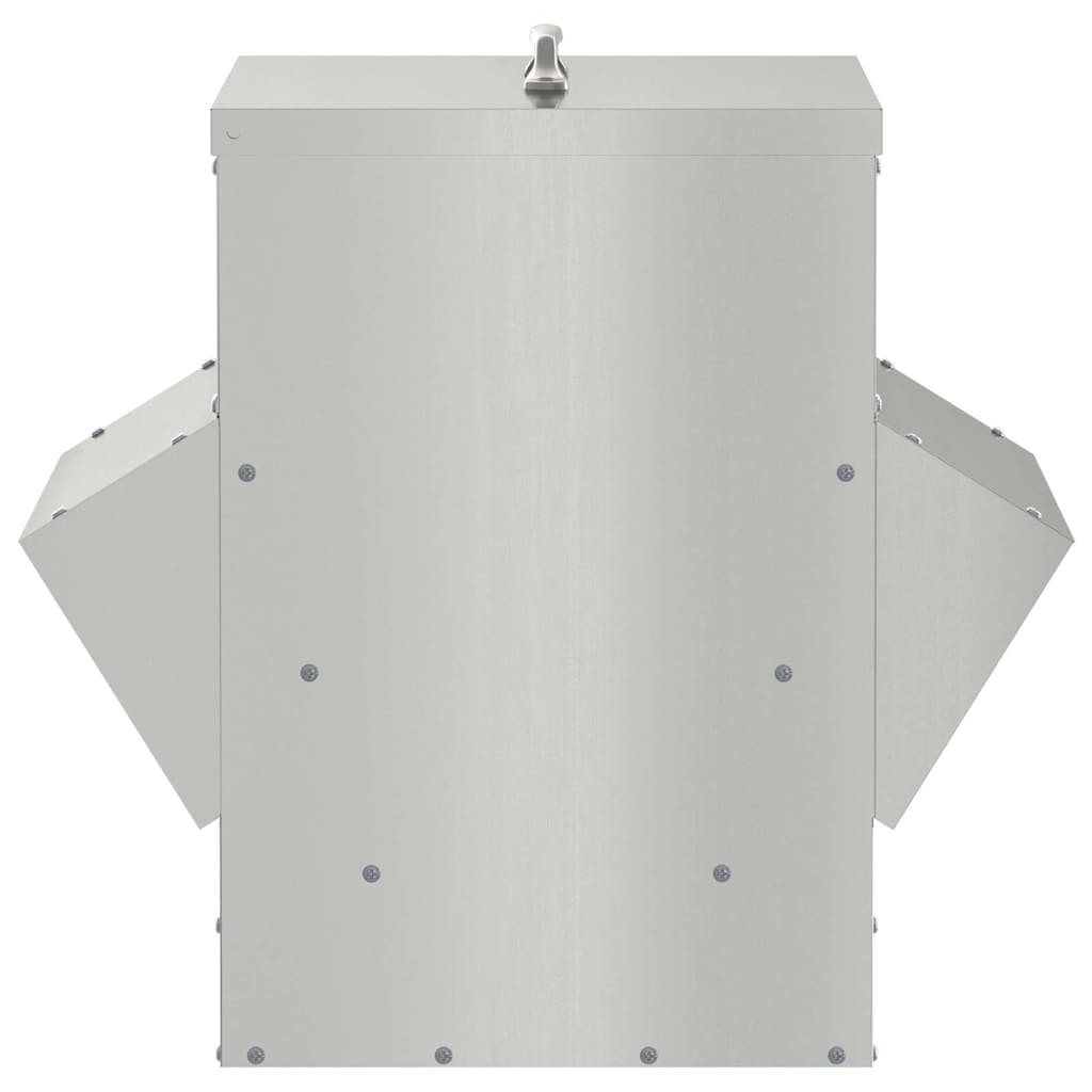 Feeder per pollo Argento 40,5 x 45 x 41 cm Acciaio zincato 874668