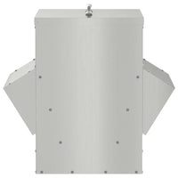 Feeder per pollo Argento 40,5 x 45 x 41 cm Acciaio zincato 874668