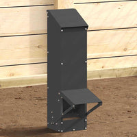 Feeder per pollo Nero 13 x 12 x 51 cm Acciaio laminato a freddo 874669