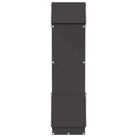 Feeder per pollo Nero 13 x 12 x 51 cm Acciaio laminato a freddo 874669