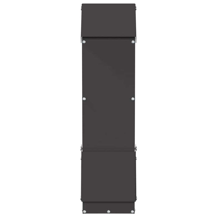 Feeder per pollo Nero 13 x 12 x 51 cm Acciaio laminato a freddo 874669