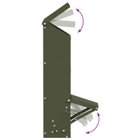 Feeder per pollo Verde oliva 13 x 12 x 51 cm 874670