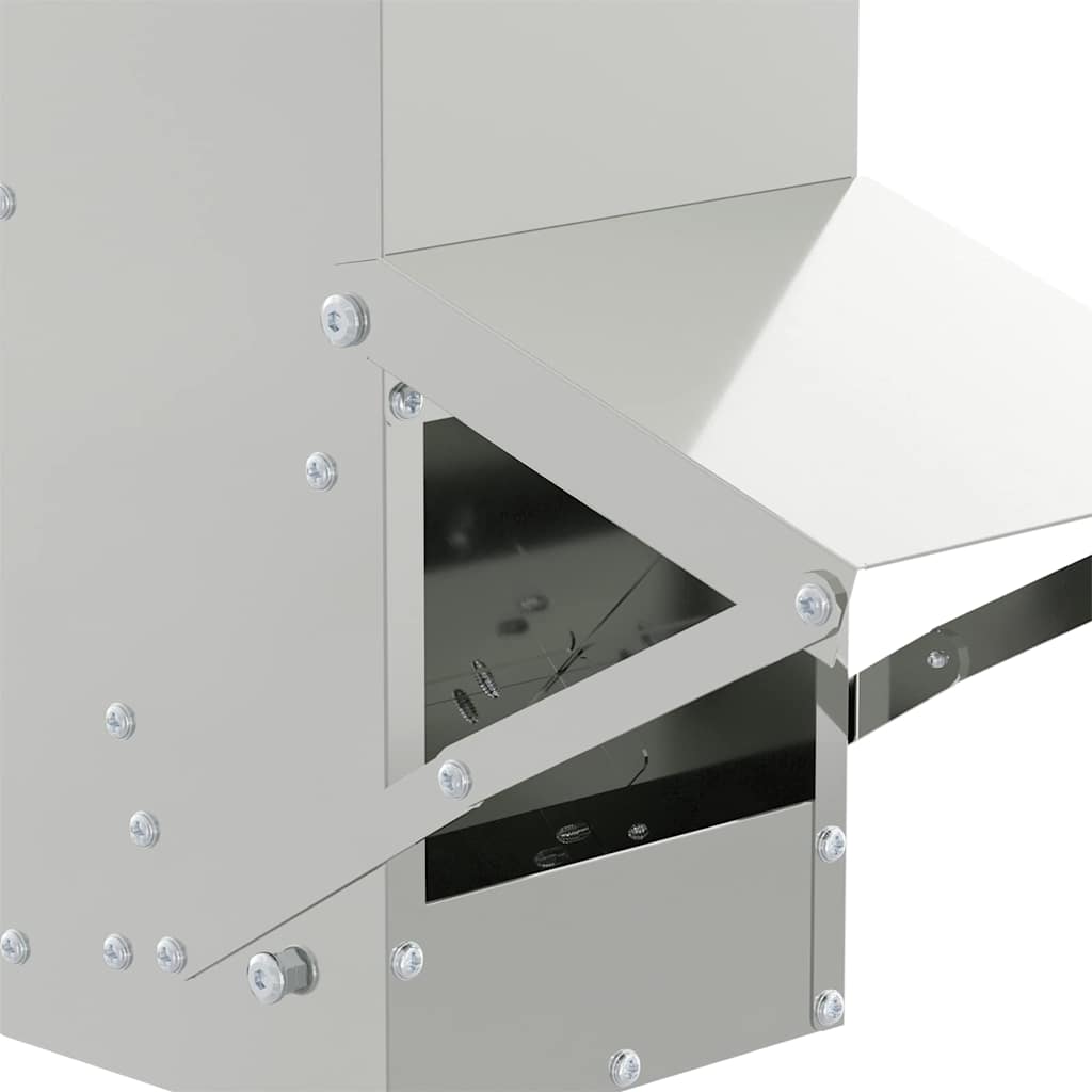 Feeder per pollo Argento 13 x 12 x 51 cm Acciaio zincato 874671