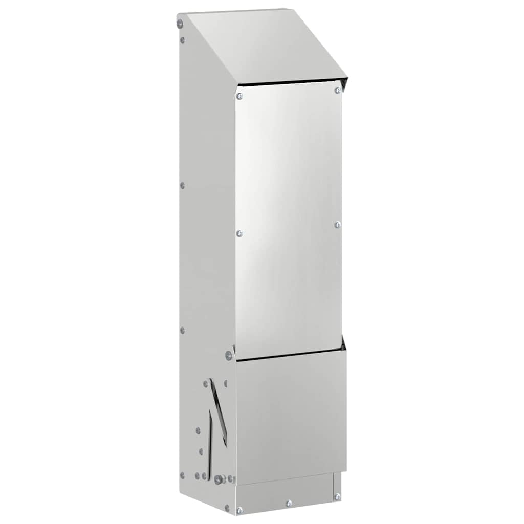 Feeder per pollo Argento 13 x 12 x 51 cm Acciaio zincato 874671