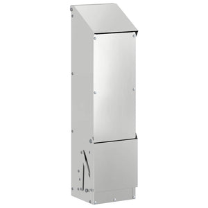 Feeder per pollo Argento 13 x 12 x 51 cm Acciaio zincato 874671