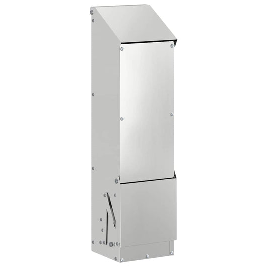 Feeder per pollo Argento 13 x 12 x 51 cm Acciaio zincato 874671