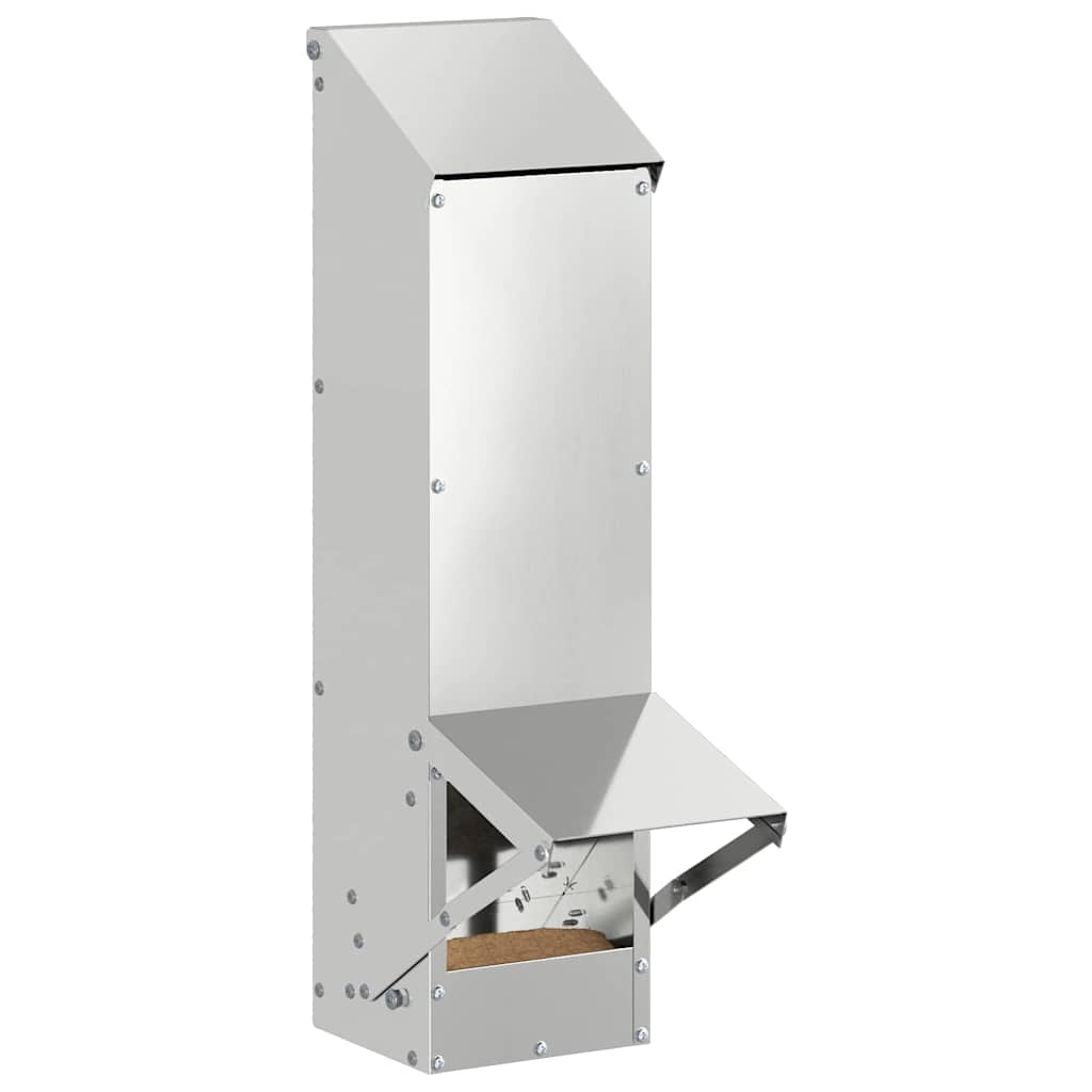 Feeder per pollo Argento 13 x 12 x 51 cm Acciaio zincato 874671