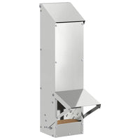 Feeder per pollo Argento 13 x 12 x 51 cm Acciaio zincato 874671