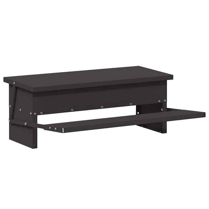 Mangiatore a Pedale per Pollo Nero 48,5 x 39,5 x 19 cm 874672