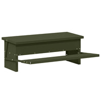 Mangiatore a Pedale per Pollo Verde oliva 48,5 x 39,5 x 19 cm 874673