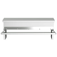 Mangiatore a Pedale per Pollo Argento 48,5 x 39,5 x 19 cm 874674