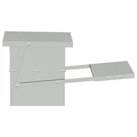 Mangiatore a Pedale per Pollo Argento 48,5 x 39,5 x 19 cm 874674