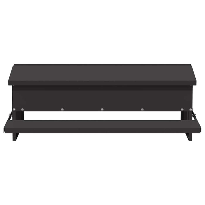 Mangiatore a Pedale per Pollo Nero 75 x 53 x 20,5 cm 874675