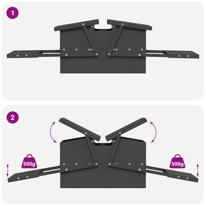 Mangiatore a Pedale per Pollo Nero 75 x 53 x 20,5 cm 874675