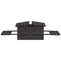 Mangiatore a Pedale per Pollo Nero 75 x 53 x 20,5 cm 874675
