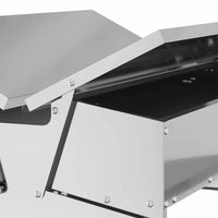 Mangiatore a Pedale per Pollo Argento 75 x 53 x 20,5 cm 874677