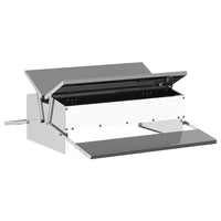 Mangiatore a Pedale per Pollo Argento 75 x 53 x 20,5 cm 874677