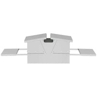 Mangiatore a Pedale per Pollo Argento 75 x 53 x 20,5 cm 874677