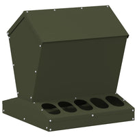Feeder per pollo Verde oliva 40 x 40 x 45 cm 874679
